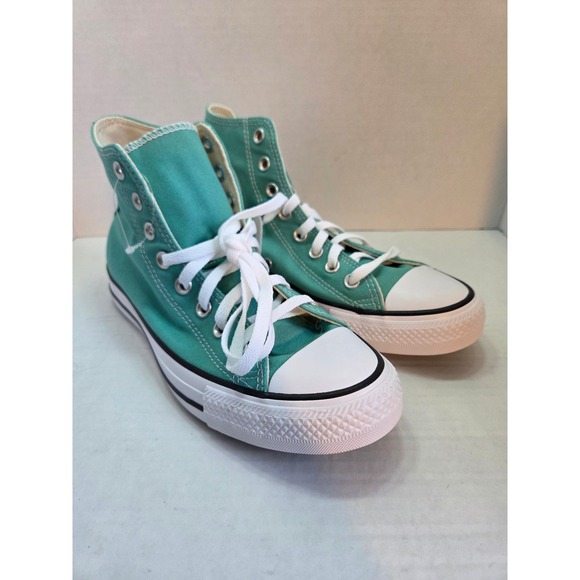 Converse Other - Converse Chuck Taylor All Star High Top Teal Canvas Sneakers A13266F M7 Wmn 9